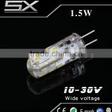 Energy saver bulbs wholesale 1.5w 2.5w 3w bright 3014smd silicon g4 led bulb 12v
