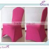 YHC#201 Fushia Polyester Banquet Spandex Lycra Cheap Wholesale Stretched Chair Cover thumbnail-1