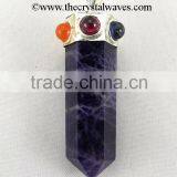 Amethyst Pencil Chakra Pendant thumbnail-1