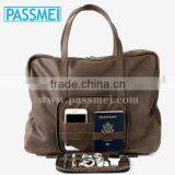 New 100% Leather Weekender Travel Men Bag With Generous Packing Space thumbnail-1