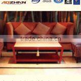 Italian Style Comfortable Teak Wood Living Room Fabric Sofa Set thumbnail-1