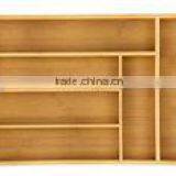 Spoon and Fork Container Cutlery Bamboo Tray