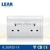 15 Years Warranty uk Socket Outlet Double 13a Electric Switch and Socket Quality Choice
