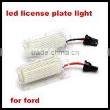 Rear Registration Number Plate Bulb LED License Plate Light for FORD F ocus 5D / F iesta / Mondeo/C-Max/S-Max/K uga