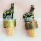 Copper Horse Shaped Wine Bottle Stopper