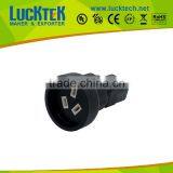 C14 to SAA Australia 3 Pin Female Power Adapter Outlet Plug
