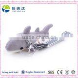 Cute Cartoon Shark Plush Hanging Keychain Toys+ Strap