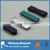 NiCuNi Plated N35 Magnet D8 x 2mm Metal Bar With Nickel Coating 45 x 13mm Name Tag Magnetic thumbnail-1