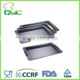 Non-Stick Carbon Steel Cookie Pan With Silicone Handle 17 Inch thumbnail-1