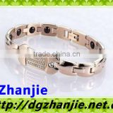 2013 Ladies Titanium Bracelets With Diamond Bone For Wholesale#11009