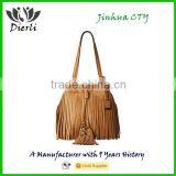 Fringe Tassel College Student Shoulder Bag