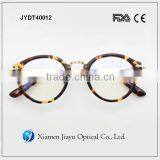 Tortoiseshell Color Demi Round Optical Frames Acetate thumbnail-2