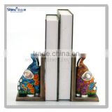 polyresin gifts cute colorful elephant statue bookends cheap unique adjustable children bookend