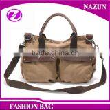 Wholesale Low Moq Custom Design Boy and Girls Vintage Canvas School Bag thumbnail-2