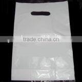 Custom Art Printing Plastic PE Die Cut Side Bottom Gusset Shopping Poly Bag