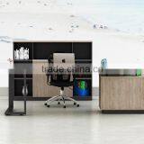 Wooden Executive Desk With Small Side Desk thumbnail-1