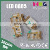 High Bright 1.1T Sanan Chip 25mA 0805 Blue Smd Led Speicification thumbnail-4