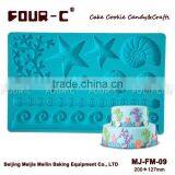Sea Life Fondant Silicone Mold,gum Paste Silicone Mold