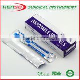 Medical disposable surgical blade with handle