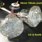 Dc24v Led Amusement Chameleon RGB Pixel Light 60MM 18leds Smd5050