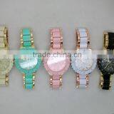 2016 Fashion Women Bezel Geneva Platinum Watch Japan Movt Water Resistant thumbnail-6