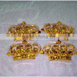 High Quality Luxury Gold Plated With Diamond Metal Brooch thumbnail-1