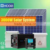 3kw off grid portable solar tracker lighting system with top configuration