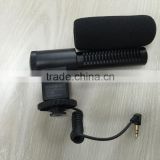 Interview microphone, camera DSLR 3.5mm interface connector metal case