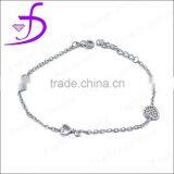 Good Quality Standard 925 Silver Hamsa Charm Bracelet thumbnail-1