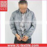 Wholesale 2015 JAPAN Pupular Grey Color Windproof Nylon School Running Uniform Jacket With Custom Silk Screen Print(LCTU0065) thumbnail-3