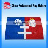 Custom Design Polyester Promo Flag Banners 4 Gromet