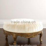 Moroccan Ottoman Carved Furniture Cube Pouf Bedroom Furniture thumbnail-2