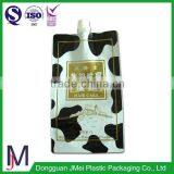 Made in China Factory Customized Plastic Stand up Spout Pouch/liquid Self Standing Pouch With Spout Packaging thumbnail-6