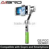 Aibird new style wireless control stabilizer gimbal for smartphones and go pro