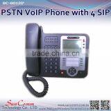 SC-6012P With 4 SIP Line Both VoIP and PSTN Networking PSTN IP Phone thumbnail-2