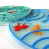 Goldfish Coasters, Cup Coaster, Silicone Coaster,custom Silicone Drink Coasters thumbnail-6