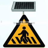 solar traffic sign(Zebra crossing)
