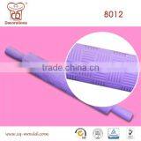 Different Shape Plastic no Stick Fondant Sugar Decorative Embossing Rolling Pin
