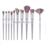 2017 New Unicorn Thread Makeup Brushes Professional Make Up Brushes Fiber Brush Set Makeup Tools Eyebrow Eyeliner Powder Brushes thumbnail-2