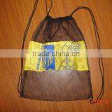 Wholesale Carrying Basketball Drawstring Mesh Bag, Customized Football Basketball Backpacks thumbnail-5