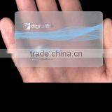 Wholesale Cheap Transparent Clear PVC Plastic Cards thumbnail-3