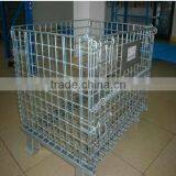 Foldable Galvanized Wire Mesh Container
