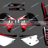 New Style (RED BLACK DST0184) TEAM GRAPHICS & BACKGROUNDS DECALS STICKERS Kits FIT FOR HONDA XR 650R 2005 2006 2007 2008 2009 thumbnail-1