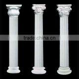 White Marble Roman Round Pillar thumbnail-1