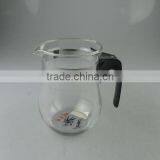 Stocklot Transparent Glass Bottle With Plastic Handle for Coffee Use thumbnail-1