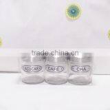 Transparent Square Glass Jar With Wooden Cover thumbnail-4