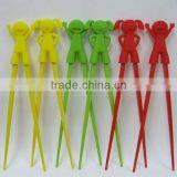 Eco-friendly Silicone Boy and Girl Head Charm Chopsticks Wholesales, Chopstick for Kids thumbnail-1