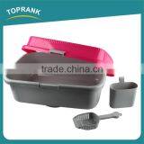 Hot Selling Indoor Outdoor Portable Cat Toilet PP Plastic Cat Litter Box With Scoop thumbnail-2