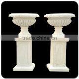 Exterior Flower Pots Natural Stone Flowerpot for Garden thumbnail-1