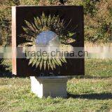 Art Sculpture Outdoor Theme Park Garden Corten Steel Sculpture thumbnail-2